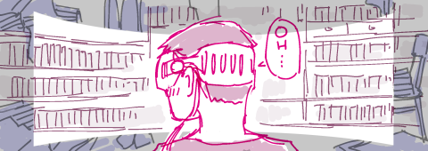 �w�b�h�Z�b�g�𑕒����A�ڂ̑O�ɍL���郔�@�[�`�����ЂÂ�������(�z���})