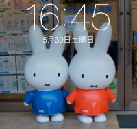 �_�C�A���E�A�[�o�X���邢�́w�V���C�j���O�x�̑o�q�̂悤�ɕ��񂾁A�����Ȏq�ǂ����炢����΂̃~�b�t�B�[�l�`�B�u16:45 5��30���y�j���v�̕\�����B